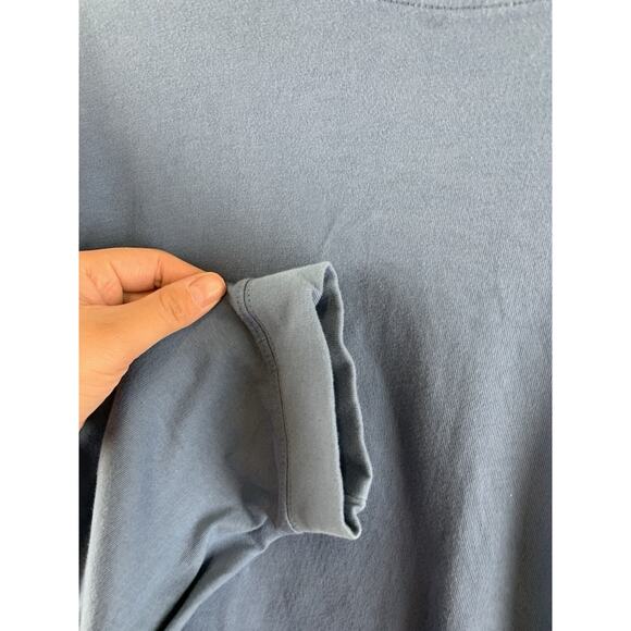 L.L Bean Men's T-Shirt Long Sleeve Traditional Fit- Blue XXL Regular - Picture 5 of 15